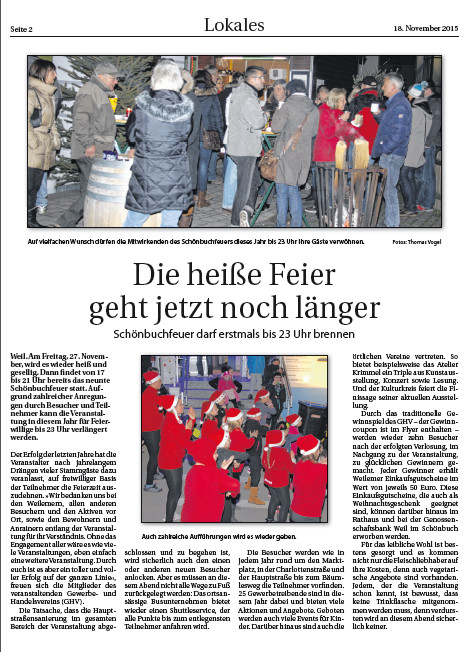 Stadtanzeiger vom 18.11.15